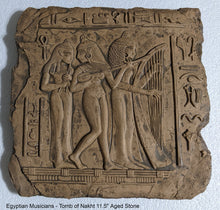 Load image into Gallery viewer, Egyptian Musicians - Tomb of Nakht, Egypt. Dynasty XVIII 1450 B.C. www.NEO-MFG.com 11.5"