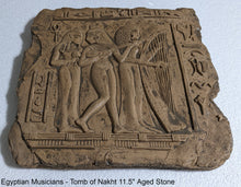 Load image into Gallery viewer, Egyptian Musicians - Tomb of Nakht, Egypt. Dynasty XVIII 1450 B.C. www.NEO-MFG.com 11.5"