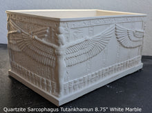 Load image into Gallery viewer, Egyptian Quartzite Sarcophagus of Tutankhamun tomb Artifact Sculpture Statue 8.75" www.NEO-MFG.com