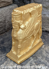 Load image into Gallery viewer, Historical Assyrian Lamassu Persian winged bull Guardian of Persepolis relief sculpture ancient replica Sculpture www.Neo-Mfg.com 6&quot;
