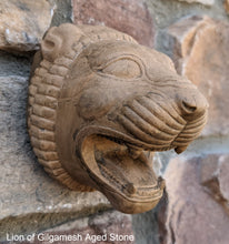 Load image into Gallery viewer, Assyrian Persian Persepolis Lion of Gilgamesh head capital Sculpture statue 4" www.Neo-Mfg.com Museum reproduction
