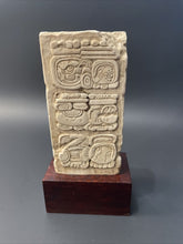 Load image into Gallery viewer, Aztec Mayan Glyph stele Sculpture 6.25" www.Neo-Mfg.com