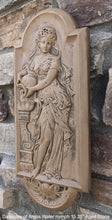 Load image into Gallery viewer, Roman Greek Carved nymph Fountain of Innocents Danaides of Argos Water Figure Sculptural Wall frieze plaque relief www.Neo-Mfg.com 15.125"