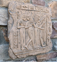 Load image into Gallery viewer, Egyptian Musicians - Tomb of Nakht, Egypt. Dynasty XVIII 1450 B.C. www.NEO-MFG.com 11.5"