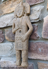 Load image into Gallery viewer, History MAYAN AZTEC Huastec Life-Death Sculptural wall relief plaque 13" www.Neo-Mfg.com