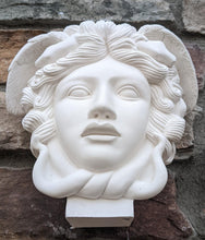 Load image into Gallery viewer, Medusa Bust design Artifact Carved Sculpture Statue 9" www.Neo-Mfg.com
