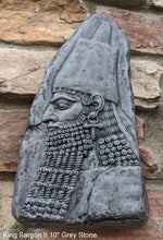 Load image into Gallery viewer, History Assyrian Sumerian King Sargon II Sculptural wall relief www.Neo-Mfg.com 10" j8