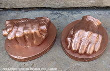 Load image into Gallery viewer, History Abraham abe Lincoln L.W Volk Hands life cast full size 1860 www.neo-mfg.com Douglas