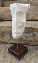 Load image into Gallery viewer, Roman Greek emperor Lucius Verus Fragment 3D Portrait Face Wall Plaque Sculpture 17" www.Neo-Mfg.com Museum reproduction Marcus Aurelius