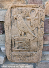 Load image into Gallery viewer, Egyptian Horus & Apep Sculptural wall plaque reproduction www.NEO-MFG.com 16 5/8"