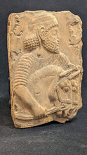 Load image into Gallery viewer, Assyrian Persian man and horses sculpture plaque wall www.Neo-Mfg.com Mesopotamia
