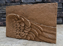 Load image into Gallery viewer, Angel Wings 2pc wall sculpture statue plaque www.Neo-Mfg.com Memorial 11.5" each - Sold as Pair