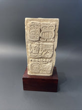 Load image into Gallery viewer, Aztec Mayan Glyph stele Sculpture 6.25" www.Neo-Mfg.com