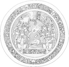 Load image into Gallery viewer, History Aztec Maya Artifact Altar 5 at Tikal Sculpture Statue 10" Tall www.Neo-Mfg.com fragment