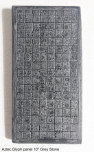 Load image into Gallery viewer, Aztec Mayan Glyph Panel Wall plaque Fragment relief www.Neo-Mfg.com 10" j12