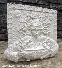 Load image into Gallery viewer, Wiccan Cerridwen Goddess Maiden Wall Plaque Sculpture Pagan 10" www.Neo-Mfg.com mythical