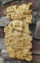 Load image into Gallery viewer, Aztec Mayan Ammer Sculptural wall relief plaque 14" www.Neo-Mfg.com home decor L2