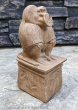 Load image into Gallery viewer, History Egyptian God Thôt statue Sculpture museum reproduction art 6.5" www.Neo-Mfg.com home decor relief