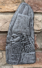 Load image into Gallery viewer, History Assyrian Sumerian King Sargon II Sculptural wall relief www.Neo-Mfg.com 10" j8