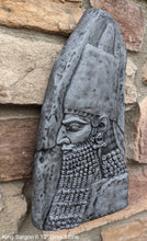 Load image into Gallery viewer, History Assyrian Sumerian King Sargon II Sculptural wall relief www.Neo-Mfg.com 10" j8