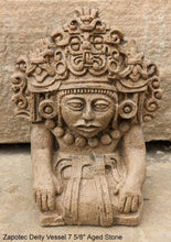 Load image into Gallery viewer, History Aztec Maya Mesoamerica Zapotec Deity Vessel Sculpture Statue www.Neo-Mfg.com 7 5/8"