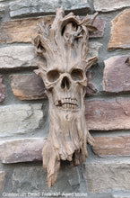 Load image into Gallery viewer, Greenman Whispering Wilhelm green man OLD Tree Sculptural wall relief carving plaque www.Neo-Mfg.com 19"