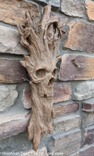 Load image into Gallery viewer, Greenman Whispering Wilhelm green man OLD Tree Sculptural wall relief carving plaque www.Neo-Mfg.com 19"