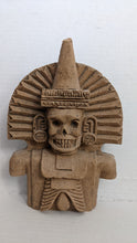 Load image into Gallery viewer, Aztec Mayan Day of the dead skeleton mexican folk lore vintage God of death figure 8" Sculpture www.Neo-Mfg.com home decor