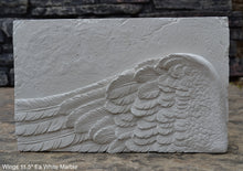 Load image into Gallery viewer, Angel Wings 2pc wall sculpture statue plaque www.Neo-Mfg.com Memorial 11.5" each - Sold as Pair