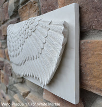Load image into Gallery viewer, Angel Wing 17.5" 2pc Set sculpture wall plaque www.NEO-MFG.com mounted wings