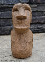 Load image into Gallery viewer, MOAI AHU Rapa Nui Stone Statue Sculpture www.Neo-Mfg.com 8.75" Easter island