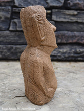 Load image into Gallery viewer, MOAI AHU Rapa Nui Stone Statue Sculpture www.Neo-Mfg.com 8.75" Easter island