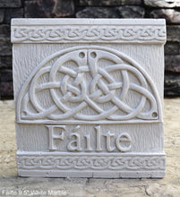 Load image into Gallery viewer, FAILTE Irish WELCOME Ireland Gaelic Celtic Stone Sign Plaque www.Neo-M.com 9.5"