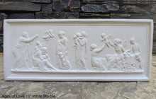 Load image into Gallery viewer, Roman Greek Thorvaldsen The Ages of Love 1824 Cherub nursery plaque wall relief www.Neo-Mfg.com 13"