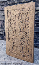 Load image into Gallery viewer, History Aztec Mayan sarcophagus of king K’inich Janaab’ Pakal wall plaque art 14" www.Neo-Mfg.com
