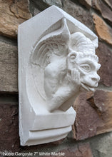 Load image into Gallery viewer, Griffin Gargoyle Notre wall Shelf wing sculpture www.NEO-MFG.com 7" corbel