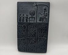 Load image into Gallery viewer, Babylonian Tablet of Shamash Sun god tablet Museum reproduction plaque www.NEO-MFG.com 11"