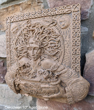 Load image into Gallery viewer, Wiccan Cerridwen Goddess Maiden Wall Plaque Sculpture Pagan 10" www.Neo-Mfg.com mythical