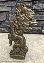 Load image into Gallery viewer, History Aztec Maya Mesoamerica Yaxchilán Vision Serpent Sculpture Statue www.Neo-Mfg.com 11" j7