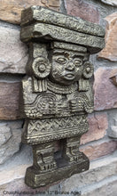 Load image into Gallery viewer, History Aztec Maya Chalchiuhtlicue Stele Totem Artifact Sculpture Statue 13" Tall www.Neo-Mfg.com a1