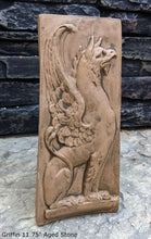 Load image into Gallery viewer, Griffin gryphon Winged wall Sculpture plaque 11.75" www.Neo-Mfg.com Home decor mystical