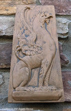Load image into Gallery viewer, Griffin gryphon Winged wall Sculpture plaque 11.75" www.Neo-Mfg.com Home decor mystical