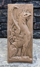 Load image into Gallery viewer, Griffin gryphon Winged wall Sculpture plaque 11.75" www.Neo-Mfg.com Home decor mystical