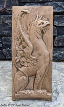 Load image into Gallery viewer, Griffin gryphon Winged wall Sculpture plaque 11.75" www.Neo-Mfg.com Home decor mystical