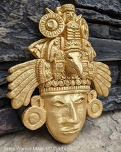 Load image into Gallery viewer, History Aztec Maya Artifact Warrior mask Sculpture Statue 11" Tall www.Neo-Mfg.com