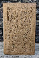 Load image into Gallery viewer, History Aztec Mayan sarcophagus of king K’inich Janaab’ Pakal wall plaque art 14" www.Neo-Mfg.com