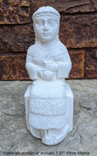 Load image into Gallery viewer, Sumerian Sculptural woman with aryballo www.Neo-Mfg.com 7.87" Museum reproduction