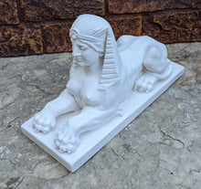 Load image into Gallery viewer, Egyptian French Sphinx Female statue fragment replica sculpture Artifact 13.75&quot; www.Neo-Mfg.com
