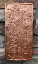 Load image into Gallery viewer, Aztec Mayan Temple foliated cross Left side K'inich Kan Bahlam II carving wall plaque www.Neo-Mfg.com home garden decor art 14" L13