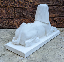Load image into Gallery viewer, Egyptian French Sphinx Female statue fragment replica sculpture Artifact 13.75&quot; www.Neo-Mfg.com
